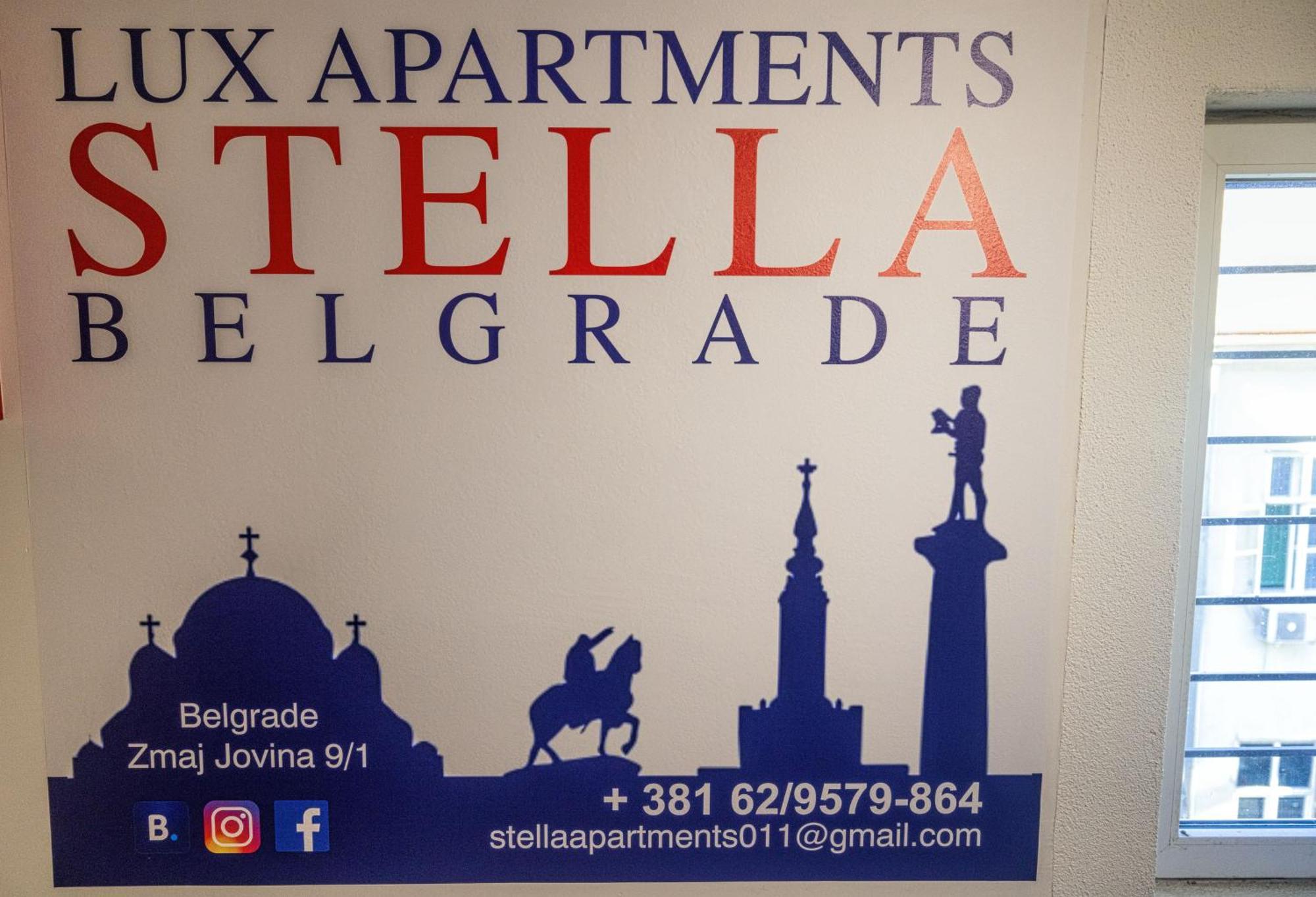 Stella Apartments Belgrad Exterior foto